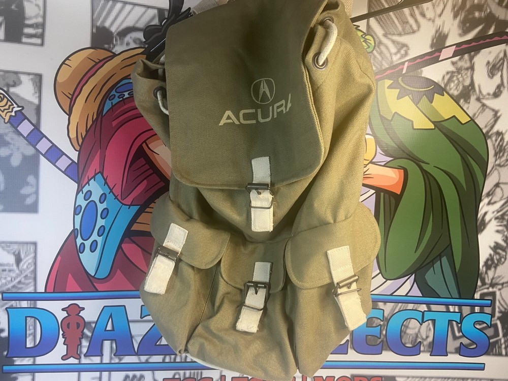 Global By Admanco "ACURA" Rucksack Backpack Canvas *READ*