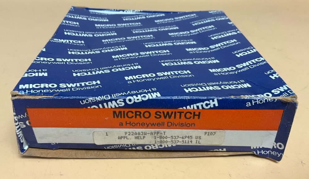 Honeywell Micro Switch 922AA3W-A9P-T
