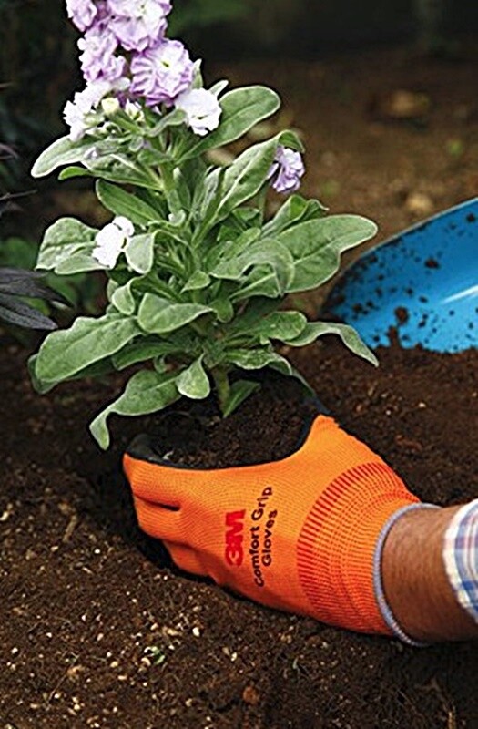 3M Nitrile Rubber Coated Nylon Work Gloves, Thin, Washable Bulk 10 Pack Orange