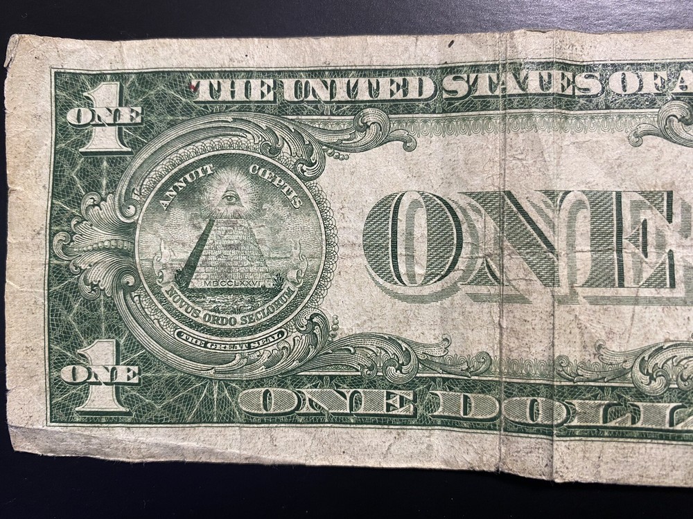 1935E RARE ERROR DOLLAR BILL SILVER CERTIFICATE