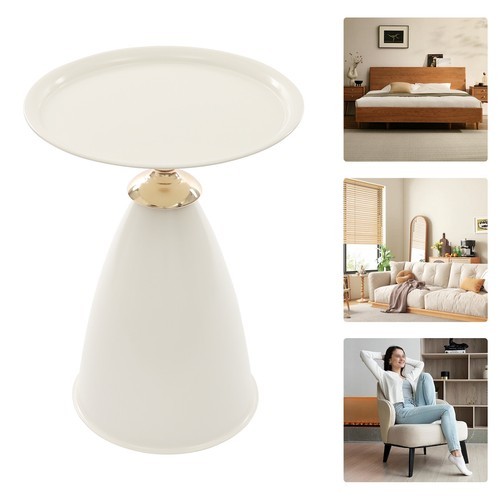 Small Round Side Table Side Table for Small Spaces Modern Couch End Table Home