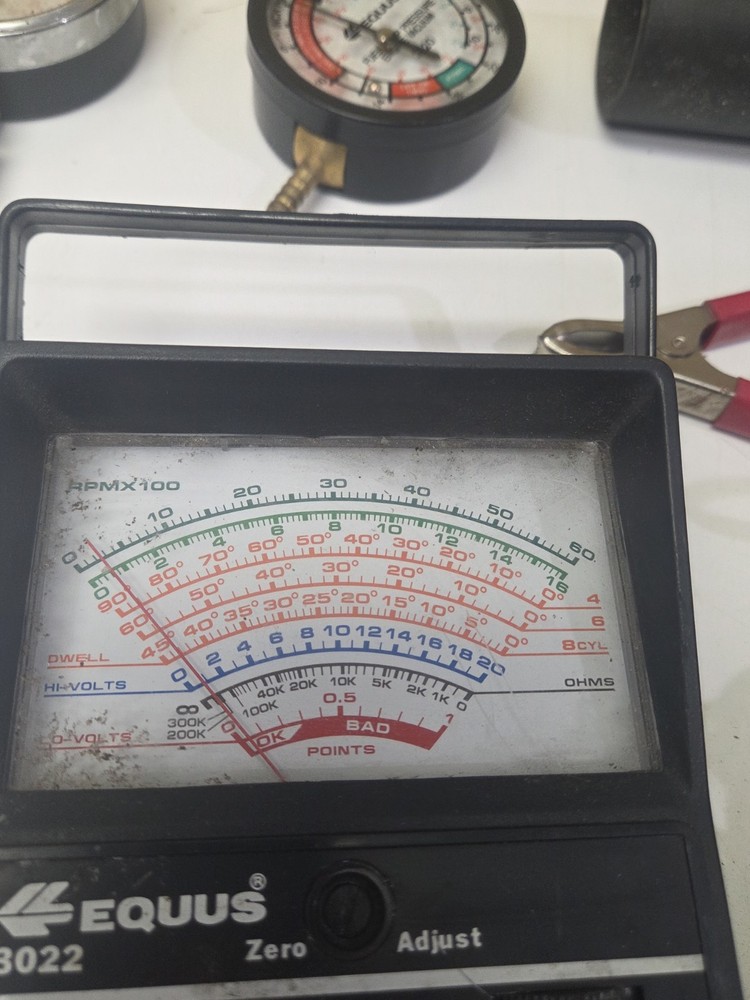Equus 3552 Prof Tune-Up Set Engine Analyzer Timing Light with Case Tested
