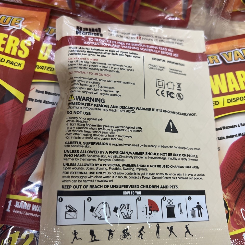 Hot Hands Hand Warmers Packages, 24 Pair Value Pack…