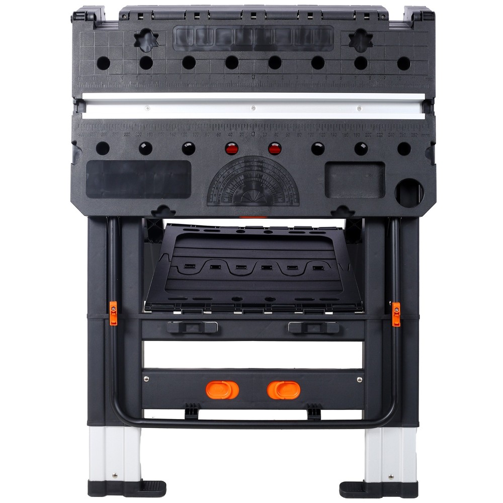 Portable Folding Work Table, 2-in-1 as Sawhorse & Workbench