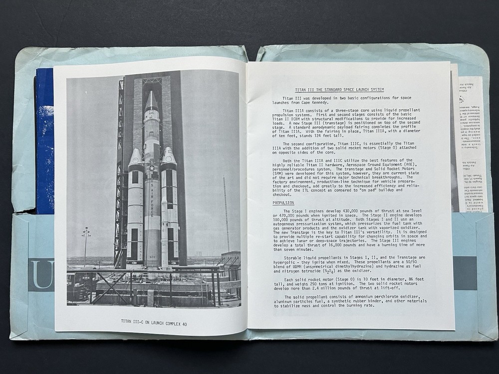 1966-1967 U.S. Air Force Systems Command Press Information Kit Folder Lot