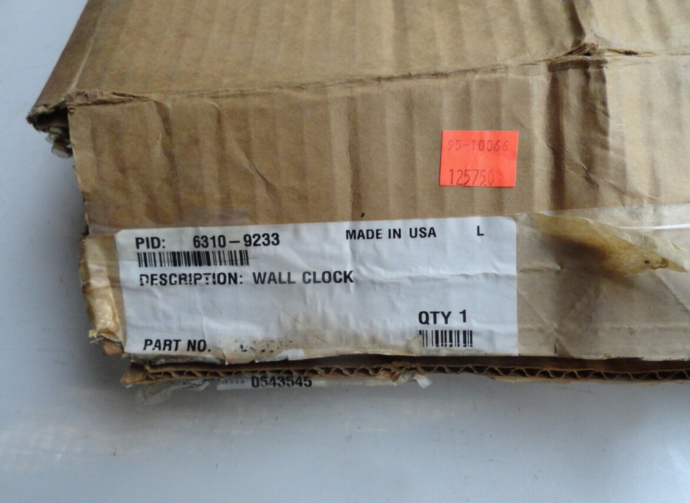 Simplex Wall Clock 6310-9233 , NEVER USED