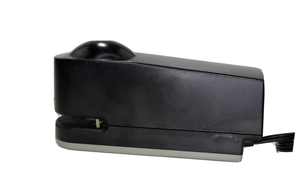 Boston Electric Automatic Stapler #100 Black Uses Standard Staples Tested Works