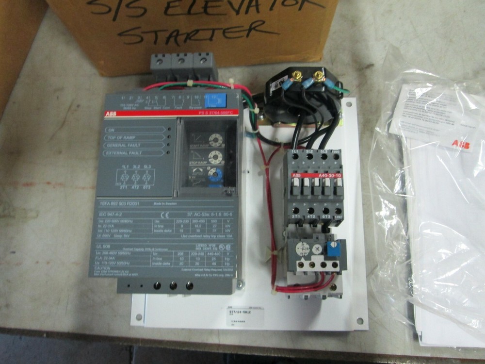 ABB Elevator Starter Panel S37-64-501C PSS SFT STR (NIB)