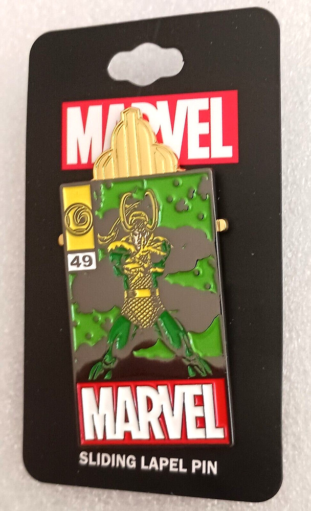 Loki Marvel Loki Sliding Lapel Hat Pin New NOS MIP