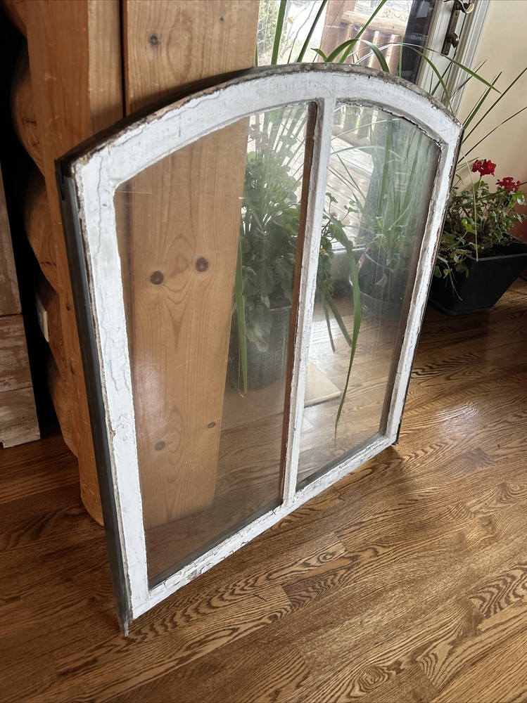 Antique Vintage Glass Window Frame