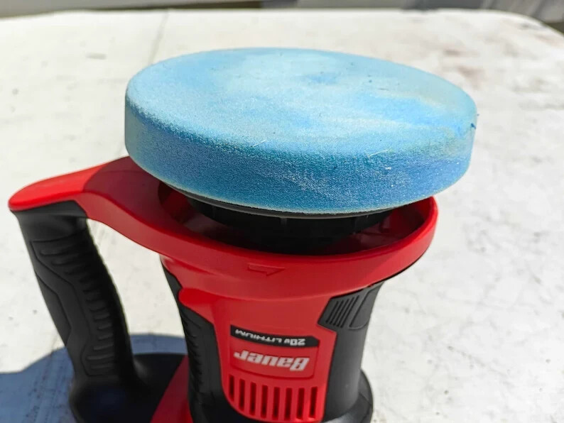 Hook & Loop Base for Harbor Freight BAUER 20V Cordless 6" Polish Buffer 19102C-B