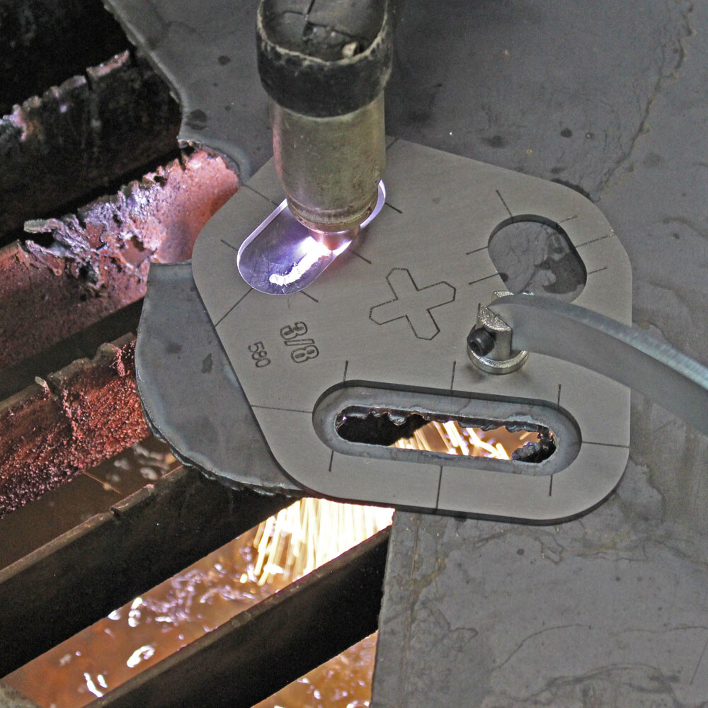 Plasma Stencil - Tri Slot Cutter Guide - 3 pc. Kit