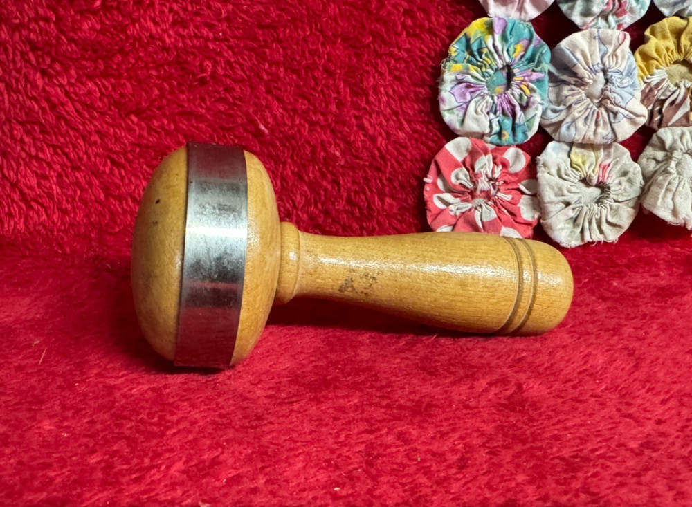 Vtg Wood Sock Darner