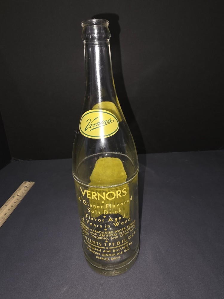 vintage vernors ginger ale Bottle