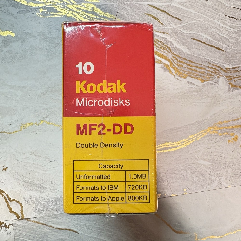 VTG 1987 Kodak Microdisks MF2 -DD Double Density 10-3 1/2 Inch
