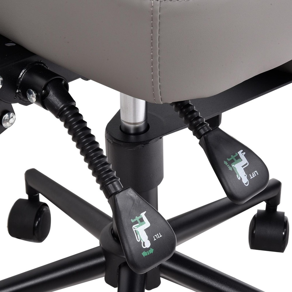 Height Adjustable Seat with Wheels for ADHD, Kneeling Chair with Back Support