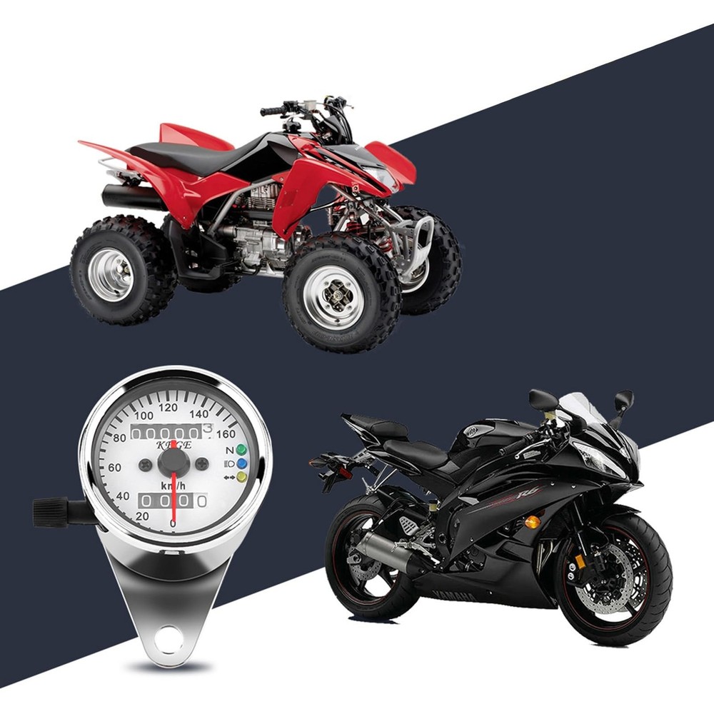 Odometer, 1 Piece, Universal, Motorcycle, Speedometer, Display, Dual Display...