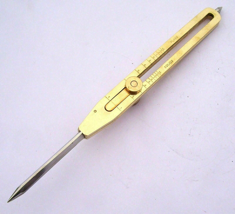 Brass Proportional Divider Engineer Drafting Scientific 9, Inches HANDMADE
