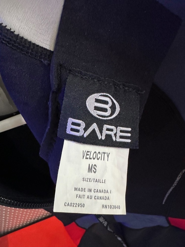 3/2mm BARE Velocity Men’s Size MS Used Wetsuit