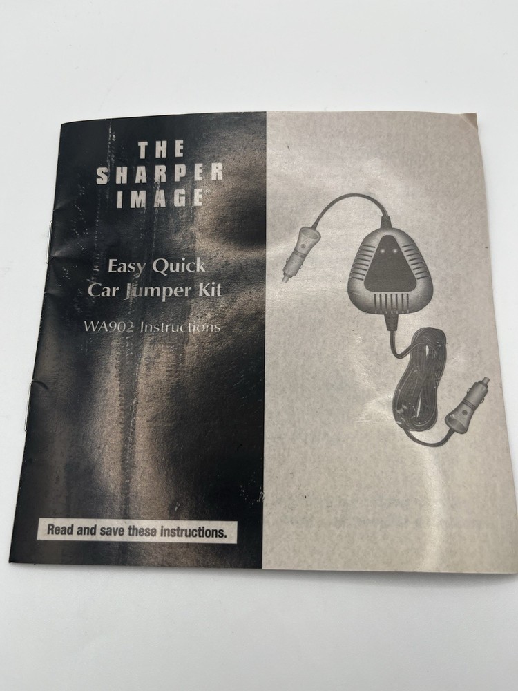 Sharper Image Easy Quick Car Jumper Kit with Bag