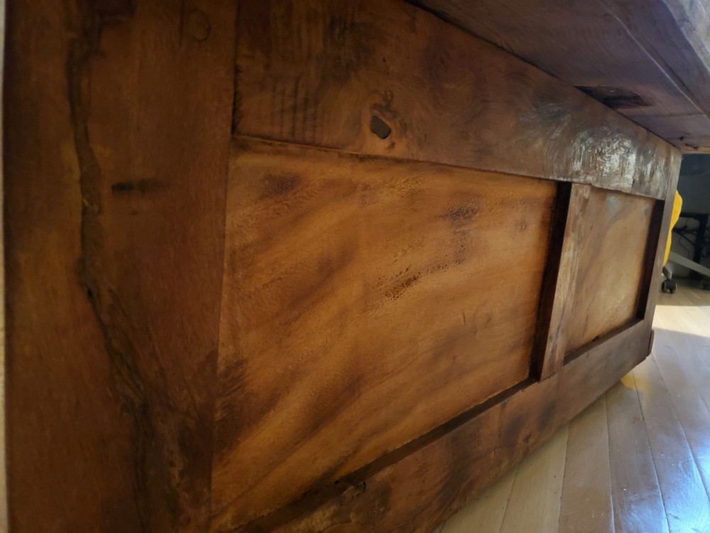 Rustic Door Trunk coffee Table With Drawer