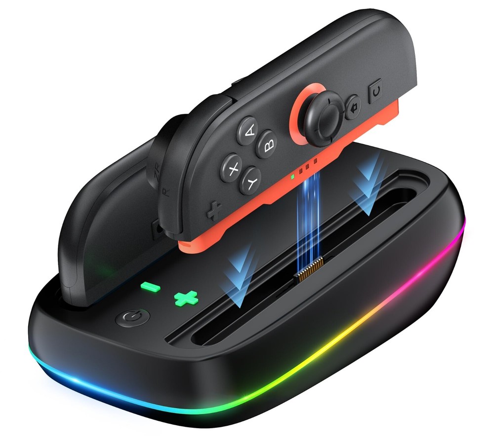 Single Controller Charging Dock for Nintendo Switch 2/Joy Con Charger Station