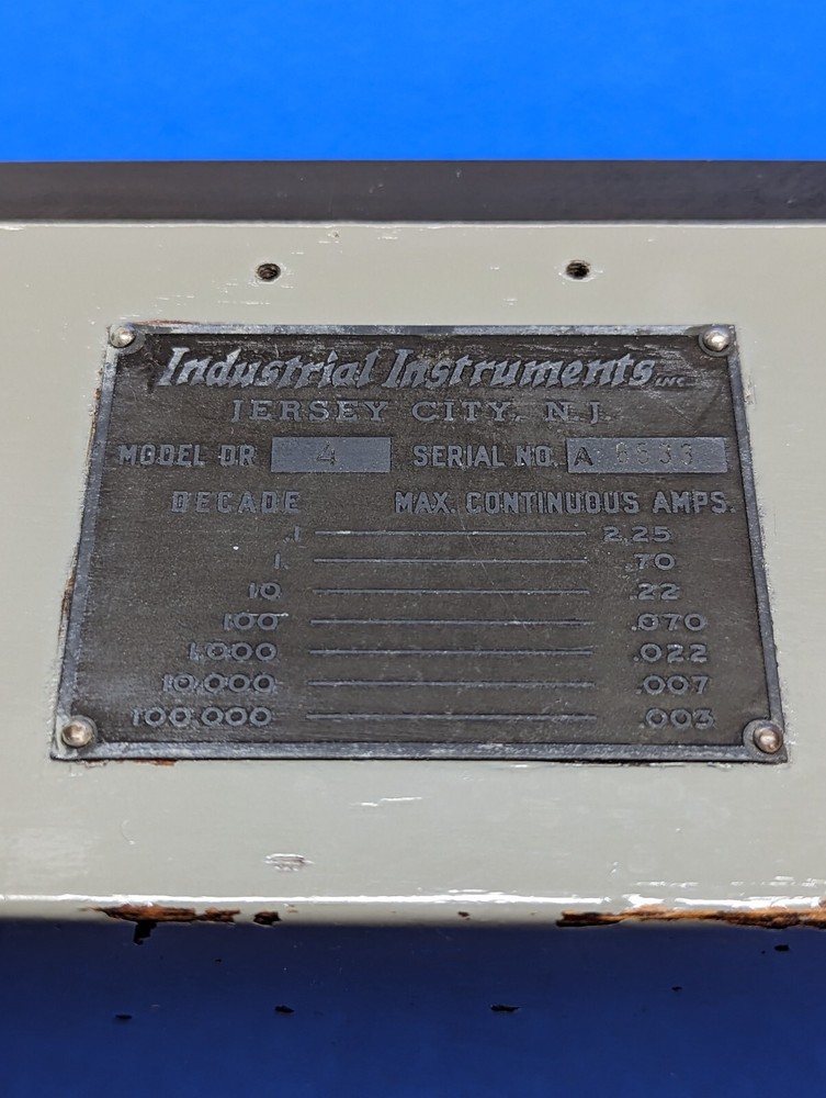 International Instruments Decade Resistor Box, 3 Decades, Tested with Results