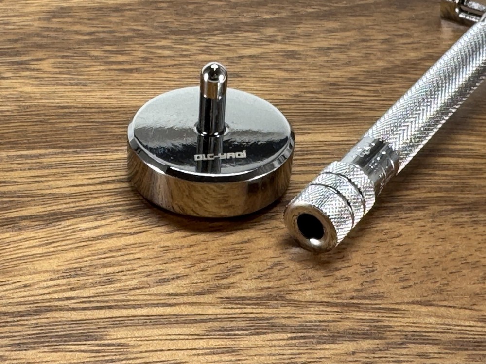 YAQI Chrome Base Storage Stand Shaving for RazoRock HOLLOW HD Handle Asfty razor