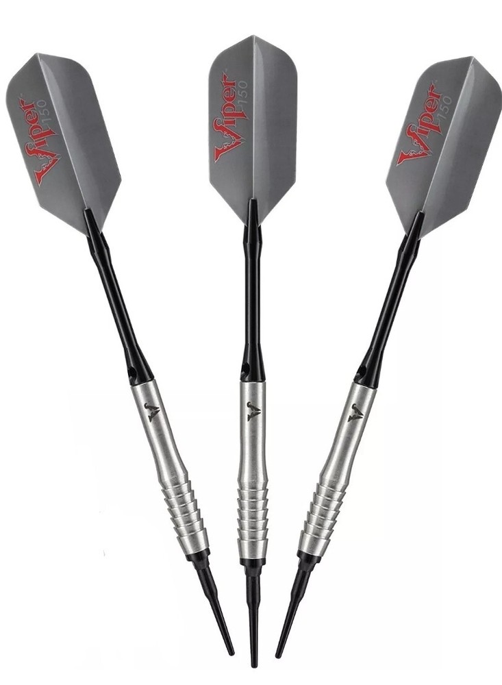 Viper V Factor 90% Tungsten Barrell 20 Grams Soft Tip Darts W/ Deluxe Case Tools