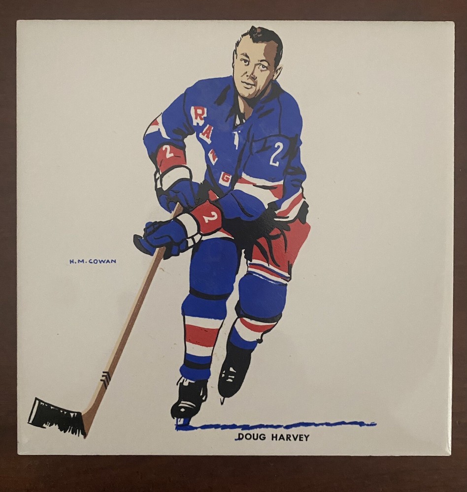 1962-63 H.M. COWAN TILE DOUG HARVEY