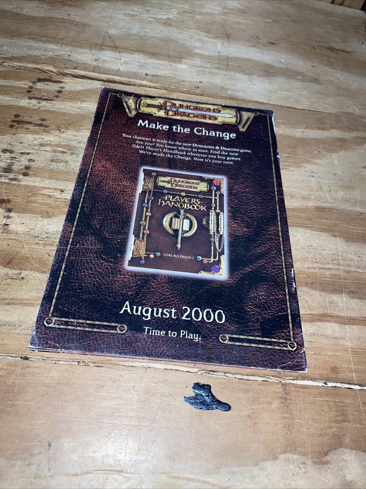 WOTC D&D 3rd Ed Conversion Manual Book - Convert to 3rd Ed