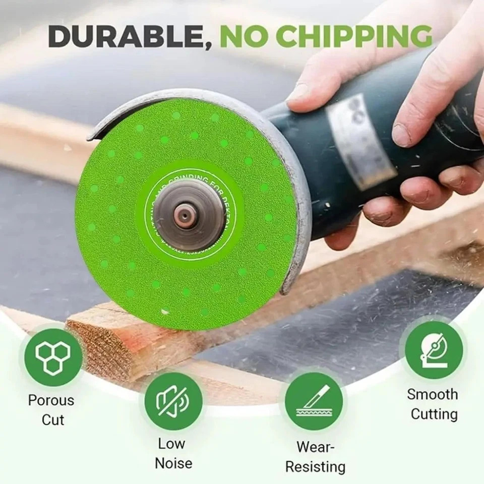 3PCS Rock Plate Flat Grinding Blade Tile Chamfering Cutting Sanding Blade Tool