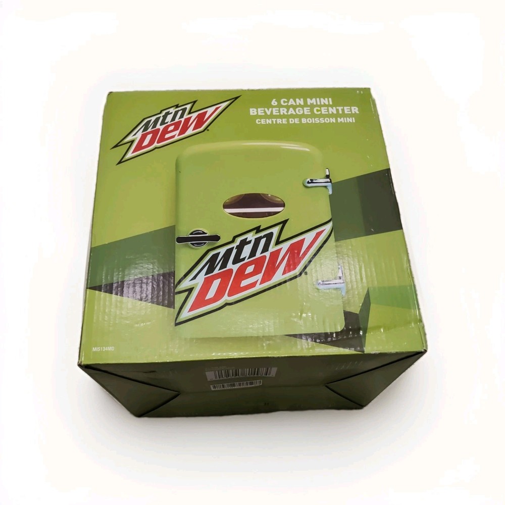 2020 Mountain Dew MIS134MD 6-Can Mini Fridge - Open Box NEW
