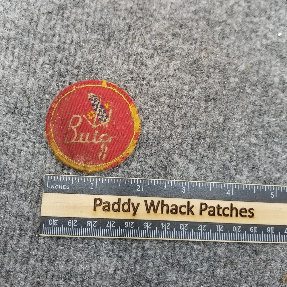 Vintage Buick Patch Car Auto Distressed