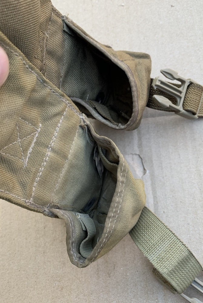 2x USMC Desert Tan Grenade Pouches