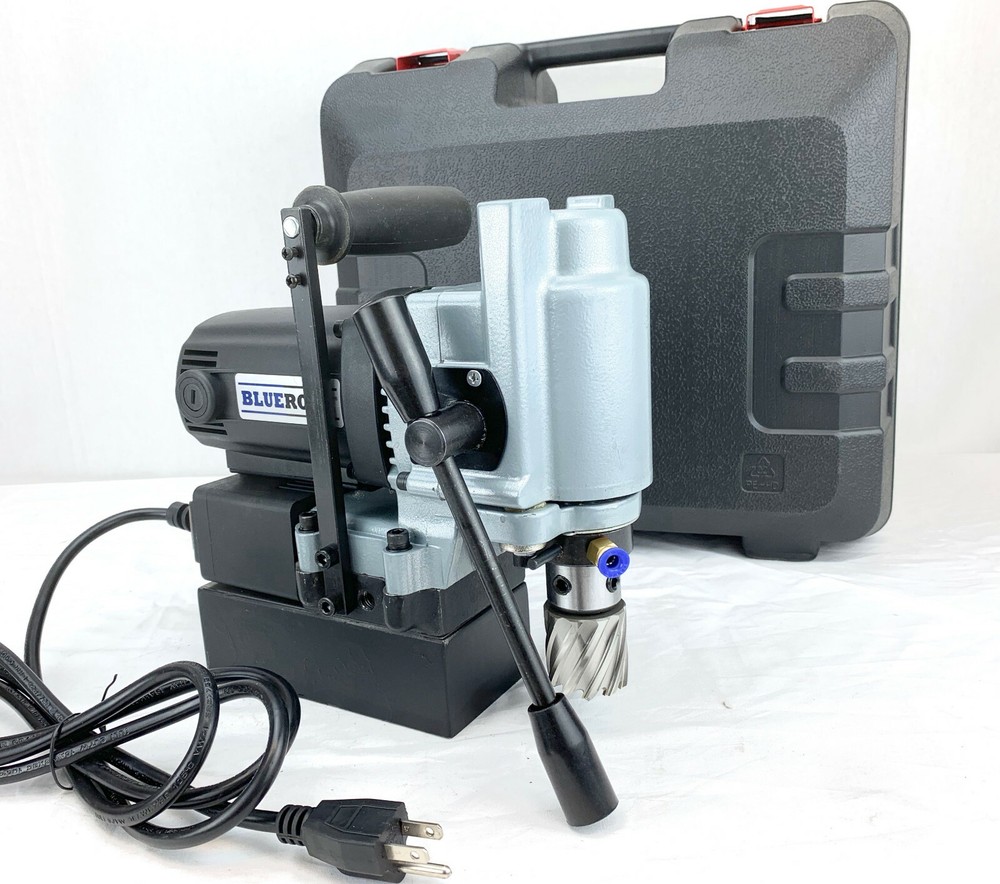 BLUEROCK ® Tools TYP-28A MINI Magnetic Drill Press Typhoon Small Mag Annular