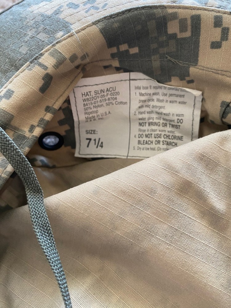ACU Patrol Cap and Boonie hat ,7 1/4