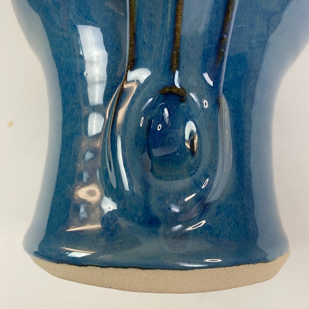 Jack O'Patsy Studio Blue Irlande Dene Ceramic Deathwish Cafe Pottery Pitcher Jug
