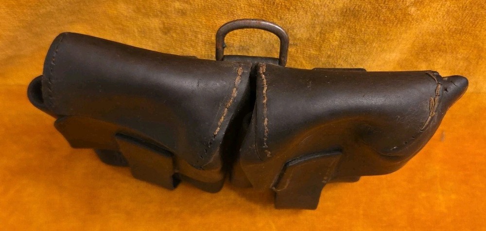 WWII Mauser Ammo Pouch - Two Cell - Vintage Original