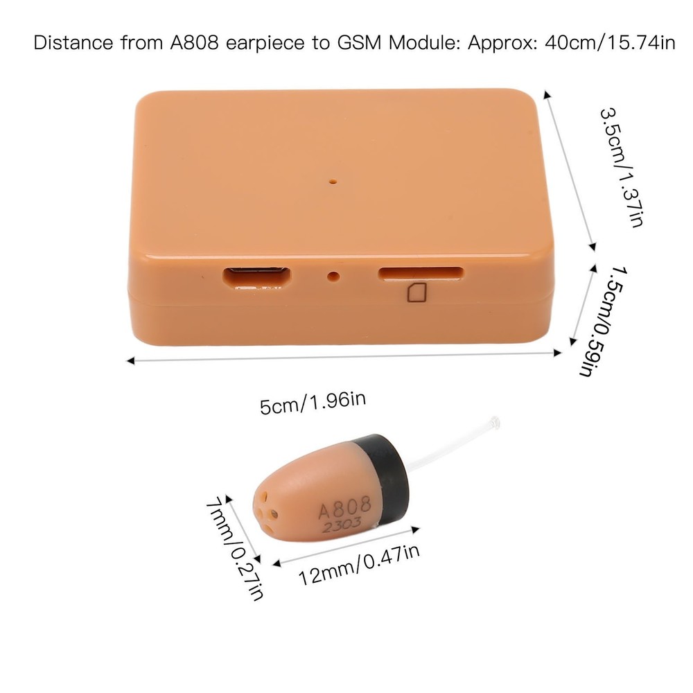 GSM Wireless Earpiece Electromagnetic Induction Automatic Connection Clear V