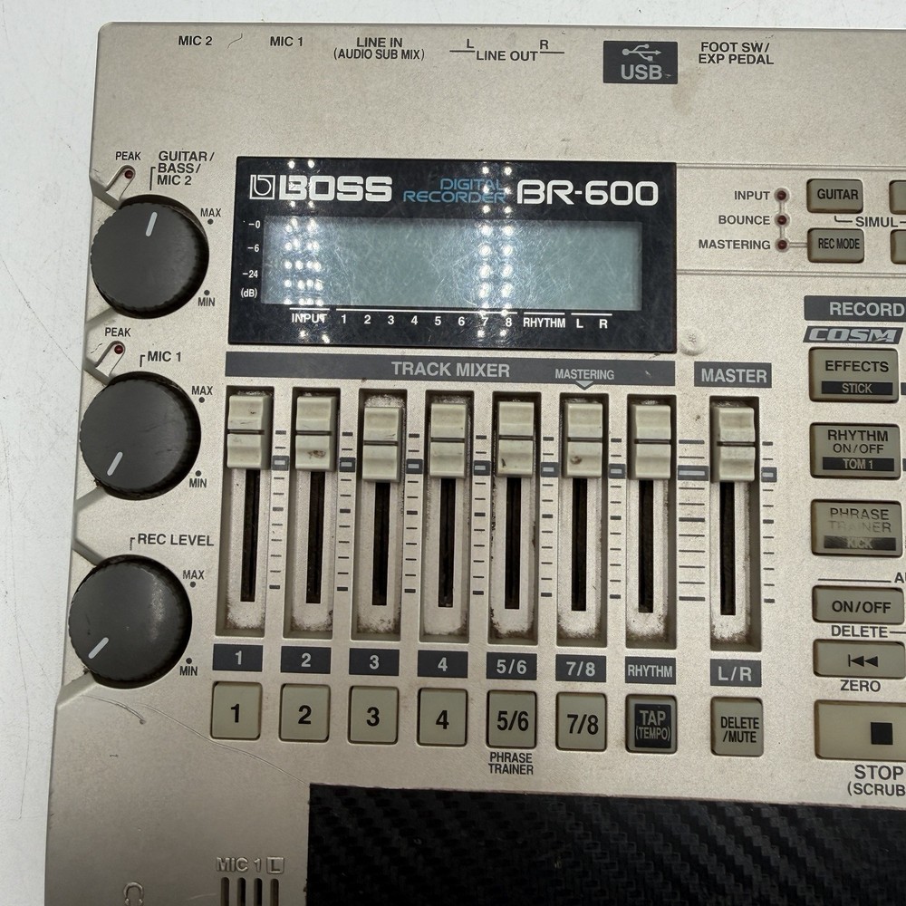 BOSS BR-600 Multi Track Digital Recorder Tested Missing Battery Cover
