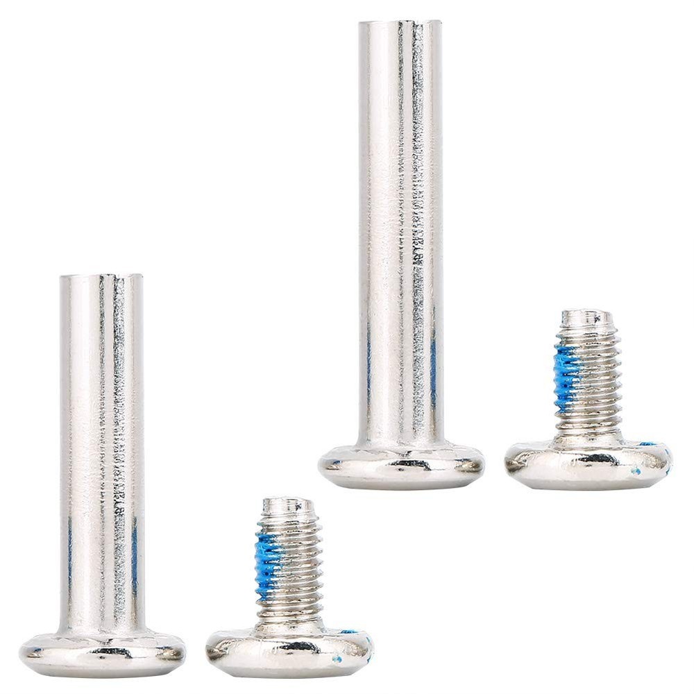 Wbestexercises 10pcs Inline Skate Replacement Screws, Skates Wheel silver