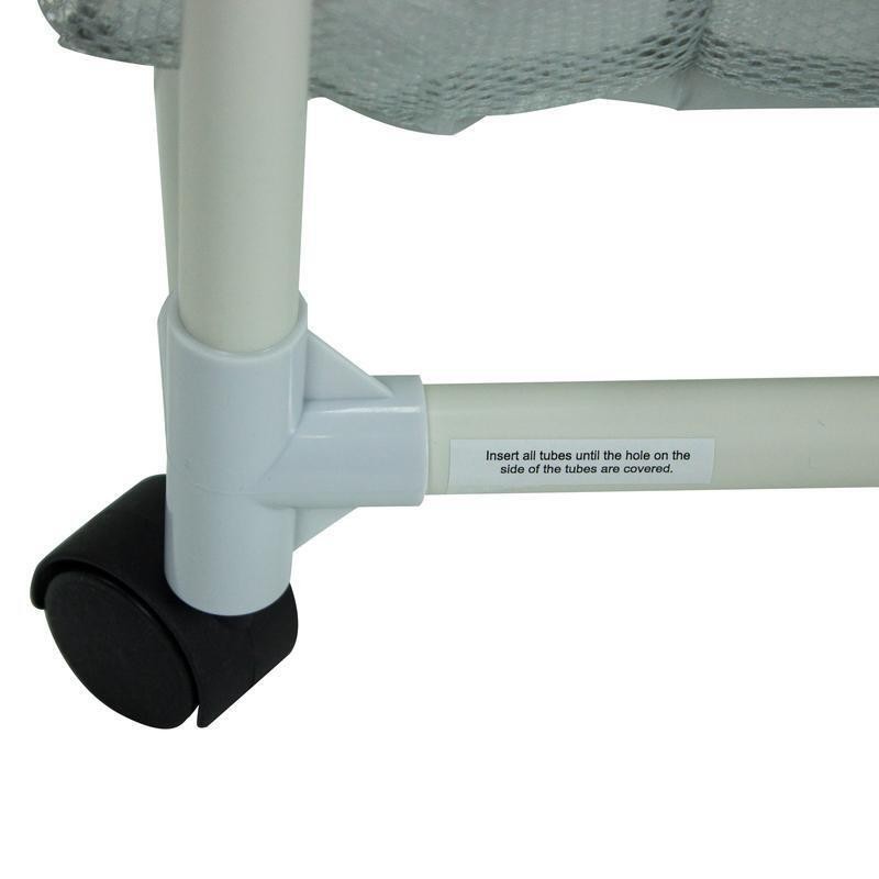 3 Bag Rolling Laundry Sorter Mesh Bags Removable Durable Easy Assembly Home