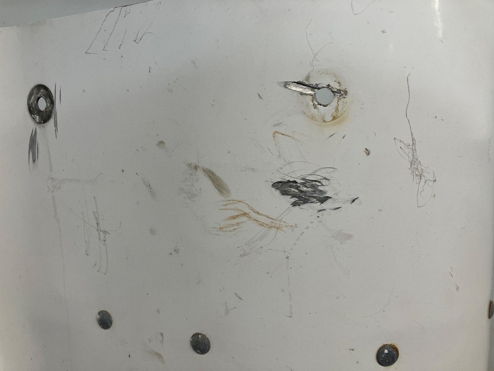 Kenworth T660 WHITE Left/Driver LOWER Side Fairing/Cab Extender - Used