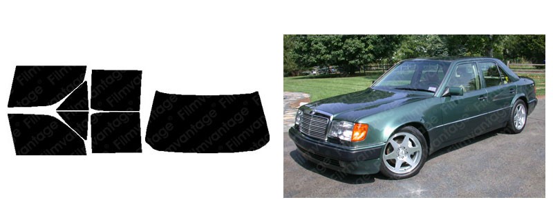 ALPINE CERAMIC PRECUT WINDOW TINT KIT FOR MERCEDES E300 E500 94-95 SIDE + REAR