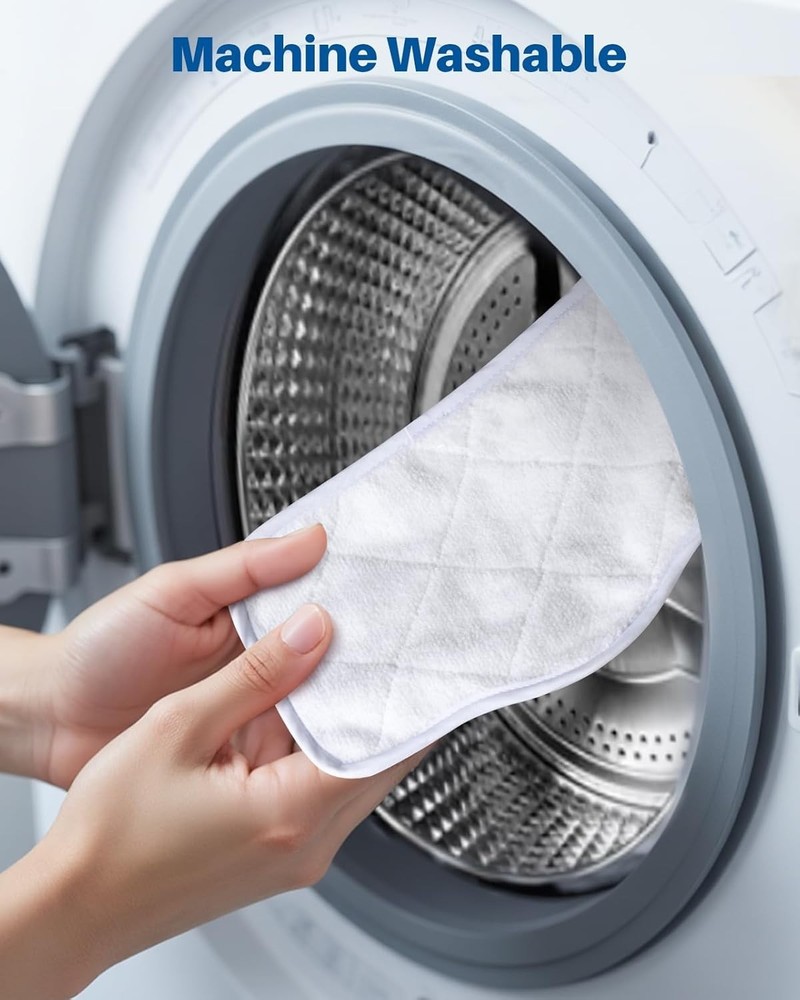 Durable 6-Pack Replacement Pads - Reusable Microfiber Cloths