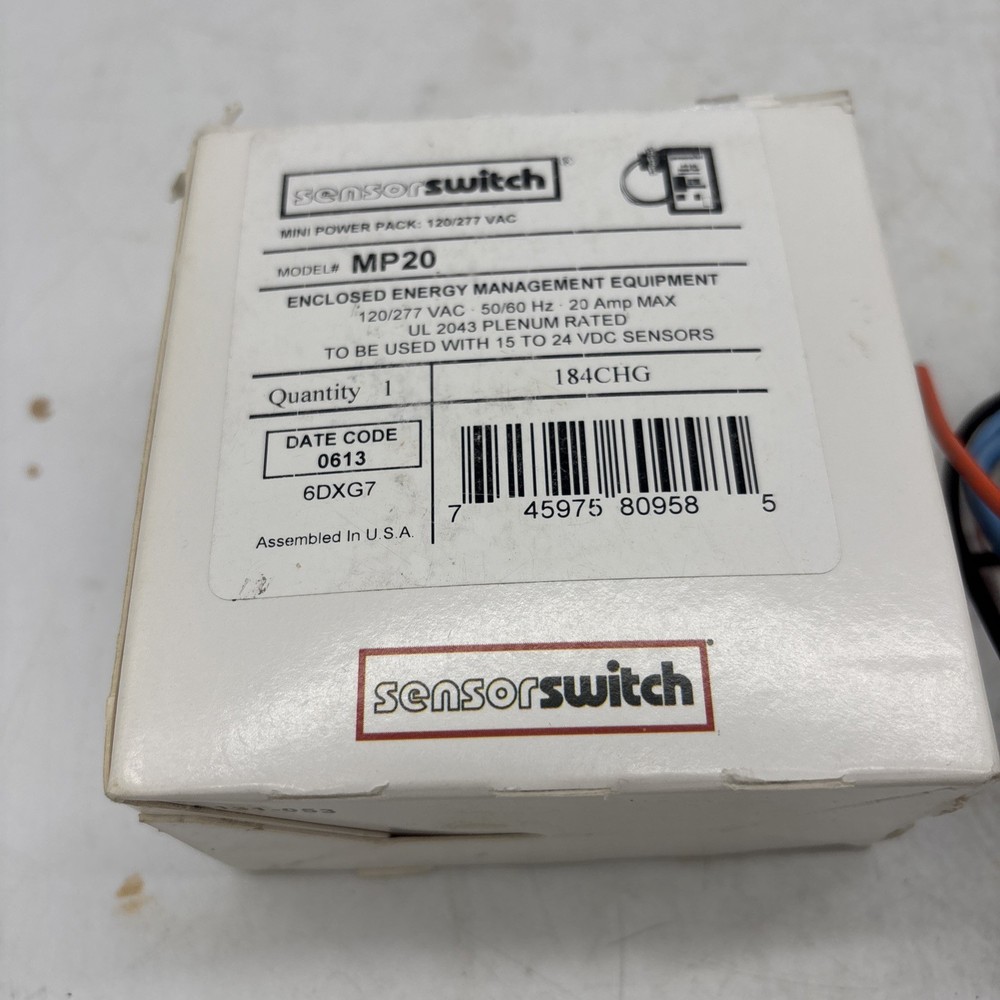 Sensor Switch Lighting Mini Power Pack MP20 120v 277v