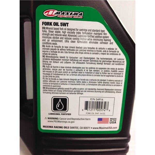 Maxima 5W Fork Oil | 54916