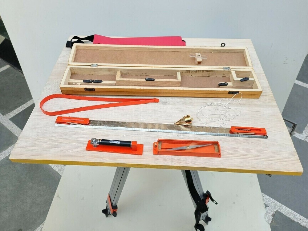 Basic Survey Plane Table W/ Tripod Test Surveying Measurement for Topography