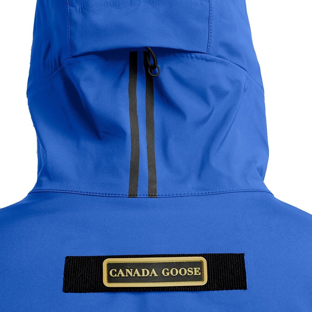 [5607MPB] MENS CANADA GOOSE SEAWOLF PACKABLE RAIN JACKET - PBI